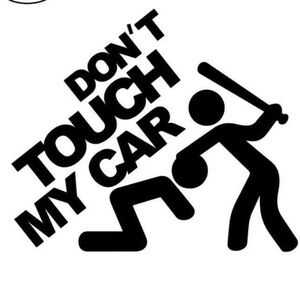 Don’t touch decal any color